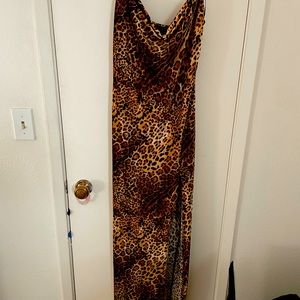 Cheetah print dress